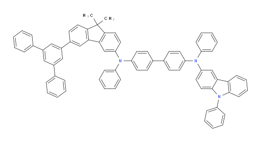 N4-(6-([1,1':3',1''-terphenyl]-5'-yl)-9,9-dimethyl-9H-fluoren-3-yl)-N4,N4'-diphenyl-N4'-(9-phenyl-9H-carbazol-3-yl)-[1,1'-biphenyl]-4,4'-diamine
