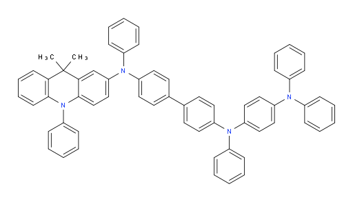 N4-(9,9-dimethyl-10-phenyl-9,10-dihydroacridin-2-yl)-N4'-(4-(diphenylamino)phenyl)-N4,N4'-diphenyl-[1,1'-biphenyl]-4,4'-diamine