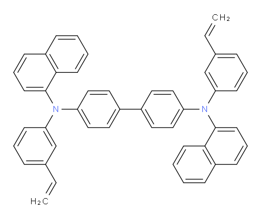 N4,N4'-di(naphthalen-1-yl)-N4,N4'-bis(3-vinylphenyl)-[1,1'-biphenyl]-4,4'-diamine