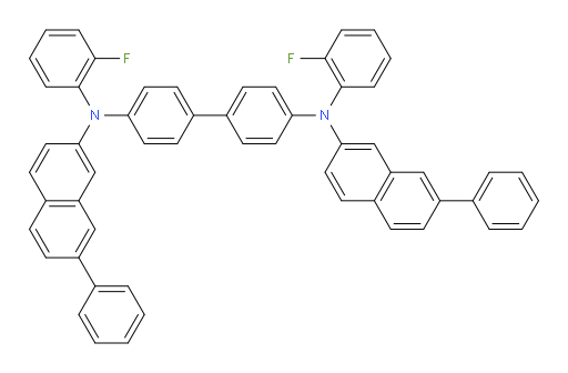N4,N4'-bis(2-fluorophenyl)-N4,N4'-bis(7-phenylnaphthalen-2-yl)-[1,1'-biphenyl]-4,4'-diamine
