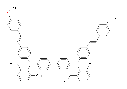 N4,N4'-bis(2-ethyl-6-methylphenyl)-N4,N4'-bis(4-((E)-4-methoxystyryl)phenyl)-[1,1'-biphenyl]-4,4'-diamine