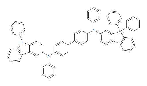 N4-(9,9-diphenyl-9H-fluoren-2-yl)-N4,N4'-diphenyl-N4'-(9-phenyl-9H-carbazol-3-yl)-[1,1'-biphenyl]-4,4'-diamine