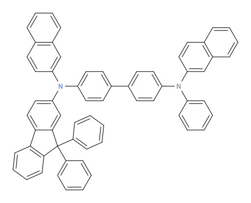 N4-(9,9-diphenyl-9H-fluoren-2-yl)-N4,N4'-di(naphthalen-2-yl)-N4'-phenyl-[1,1'-biphenyl]-4,4'-diamine