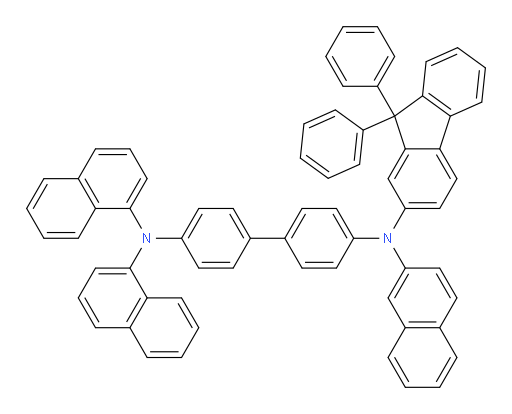 N4-(9,9-diphenyl-9H-fluoren-2-yl)-N4',N4'-di(naphthalen-1-yl)-N4-(naphthalen-2-yl)-[1,1'-biphenyl]-4,4'-diamine