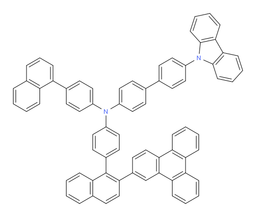4'-(9H-carbazol-9-yl)-N-(4-(naphthalen-1-yl)phenyl)-N-(4-(2-(triphenylen-2-yl)naphthalen-1-yl)phenyl)-[1,1'-biphenyl]-4-amine
