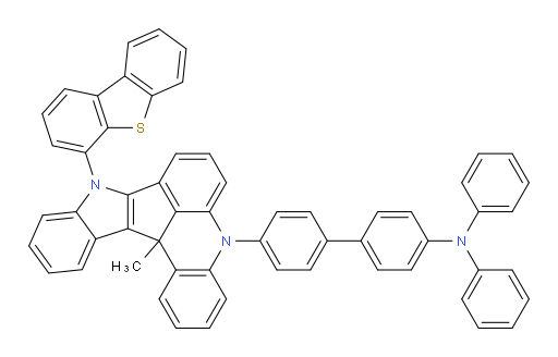 4'-(9-(dibenzo[b,d]thiophen-4-yl)-13c-methyl-9,13c-dihydro-5H-indolo[3',2':4,5]cyclopenta[1,2,3-kl]acridin-5-yl)-N,N-diphenyl-[1,1'-biphenyl]-4-amine