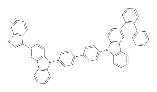 3-([1,1'-biphenyl]-2-yl)-9-(4'-(3-(benzofuran-3-yl)-9H-carbazol-9-yl)-[1,1'-biphenyl]-4-yl)-9H-carbazole