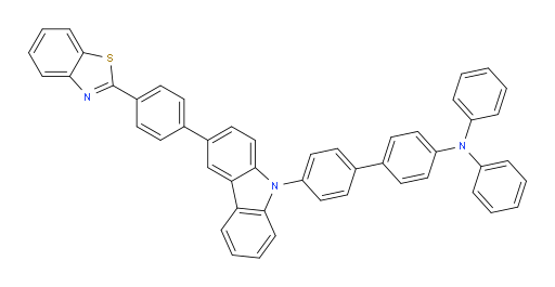 4'-(3-(4-(benzo[d]thiazol-2-yl)phenyl)-9H-carbazol-9-yl)-N,N-diphenyl-[1,1'-biphenyl]-4-amine