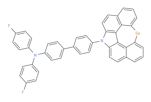 4'-(12H-6-selena-12-azaindeno[2,1,7,6-ghij]pleiaden-12-yl)-N,N-bis(4-fluorophenyl)-[1,1'-biphenyl]-4-amine