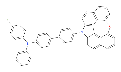4'-(12H-6-oxa-12-azaindeno[2,1,7,6-ghij]pleiaden-12-yl)-N-(4-fluorophenyl)-N-phenyl-[1,1'-biphenyl]-4-amine