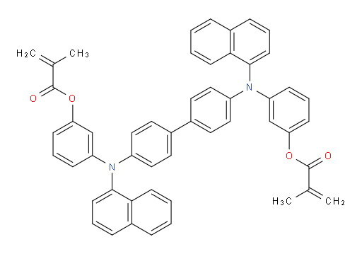 ([1,1'-biphenyl]-4,4'-diylbis(naphthalen-1-ylazanediyl))bis(3,1-phenylene) bis(2-methylacrylate)