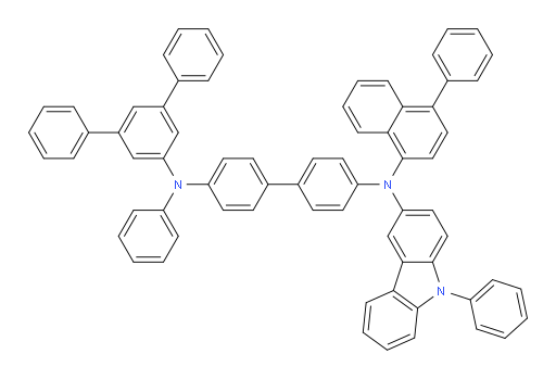 N4-([1,1':3',1''-terphenyl]-5'-yl)-N4-phenyl-N4'-(9-phenyl-9H-carbazol-3-yl)-N4'-(4-phenylnaphthalen-1-yl)-[1,1'-biphenyl]-4,4'-diamine