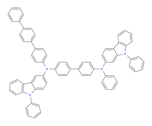 N4-([1,1':4',1''-terphenyl]-4-yl)-N4'-phenyl-N4'-(9-phenyl-9H-carbazol-2-yl)-N4-(9-phenyl-9H-carbazol-3-yl)-[1,1'-biphenyl]-4,4'-diamine