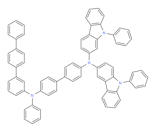 N4-([1,1':4',1''-terphenyl]-3-yl)-N4-phenyl-N4'-(9-phenyl-9H-carbazol-2-yl)-N4'-(9-phenyl-9H-carbazol-3-yl)-[1,1'-biphenyl]-4,4'-diamine