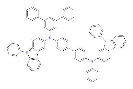 N4-([1,1':3',1''-terphenyl]-5'-yl)-N4'-phenyl-N4'-(9-phenyl-9H-carbazol-2-yl)-N4-(9-phenyl-9H-carbazol-3-yl)-[1,1'-biphenyl]-4,4'-diamine