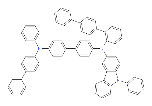 N4-([1,1'-biphenyl]-4-yl)-N4'-([1,1':4',1''-terphenyl]-2-yl)-N4-phenyl-N4'-(9-phenyl-9H-carbazol-3-yl)-[1,1'-biphenyl]-4,4'-diamine