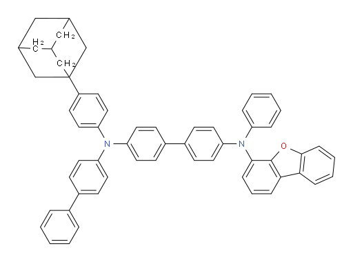 N4-([1,1'-biphenyl]-4-yl)-N4-(4-(adamantan-1-yl)phenyl)-N4'-(dibenzo[b,d]furan-4-yl)-N4'-phenyl-[1,1'-biphenyl]-4,4'-diamine
