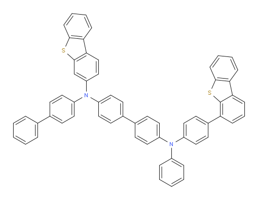 N4-([1,1'-biphenyl]-4-yl)-N4-(dibenzo[b,d]thiophen-3-yl)-N4'-(4-(dibenzo[b,d]thiophen-4-yl)phenyl)-N4'-phenyl-[1,1'-biphenyl]-4,4'-diamine