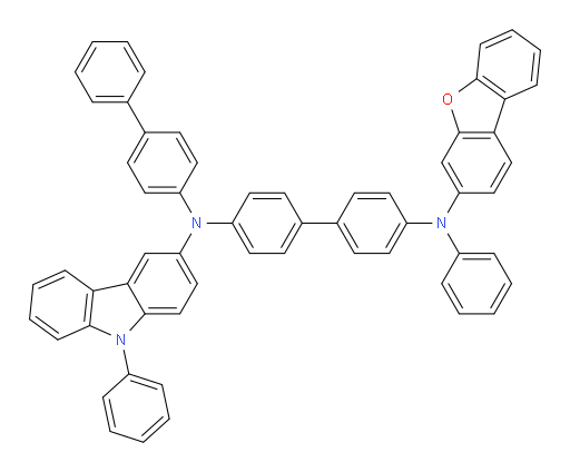 N4-([1,1'-biphenyl]-4-yl)-N4'-(dibenzo[b,d]furan-3-yl)-N4'-phenyl-N4-(9-phenyl-9H-carbazol-3-yl)-[1,1'-biphenyl]-4,4'-diamine