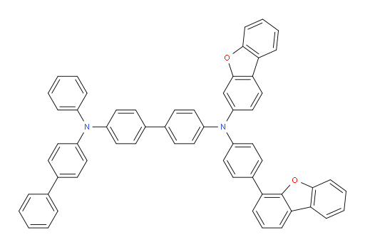 N4-([1,1'-biphenyl]-4-yl)-N4'-(dibenzo[b,d]furan-3-yl)-N4'-(4-(dibenzo[b,d]furan-4-yl)phenyl)-N4-phenyl-[1,1'-biphenyl]-4,4'-diamine