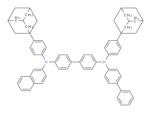 N4-([1,1'-biphenyl]-4-yl)-N4,N4'-bis(4-(adamantan-1-yl)phenyl)-N4'-(naphthalen-2-yl)-[1,1'-biphenyl]-4,4'-diamine