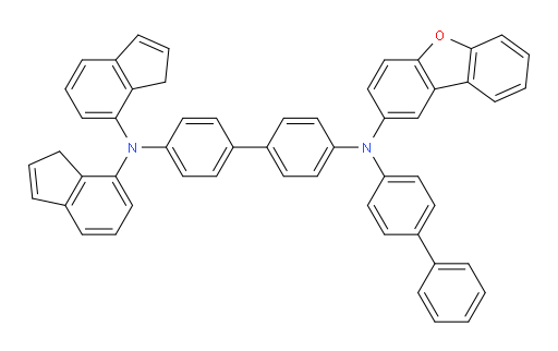 N4-([1,1'-biphenyl]-4-yl)-N4-(dibenzo[b,d]furan-2-yl)-N4',N4'-di(1H-inden-7-yl)-[1,1'-biphenyl]-4,4'-diamine