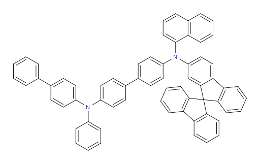 N4-(9,9'-spirobi[fluoren]-7-yl)-N4'-([1,1'-biphenyl]-4-yl)-N4-(naphthalen-1-yl)-N4'-phenyl-[1,1'-biphenyl]-4,4'-diamine