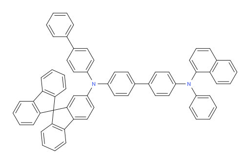 N4-(9,9'-spirobi[fluoren]-7-yl)-N4-([1,1'-biphenyl]-4-yl)-N4'-(naphthalen-1-yl)-N4'-phenyl-[1,1'-biphenyl]-4,4'-diamine