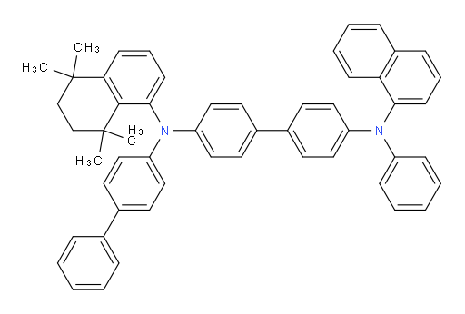 N4-([1,1'-biphenyl]-4-yl)-N4'-(naphthalen-1-yl)-N4'-phenyl-N4-(5,5,8,8-tetramethyl-5,6,7,8-tetrahydronaphthalen-1-yl)-[1,1'-biphenyl]-4,4'-diamine