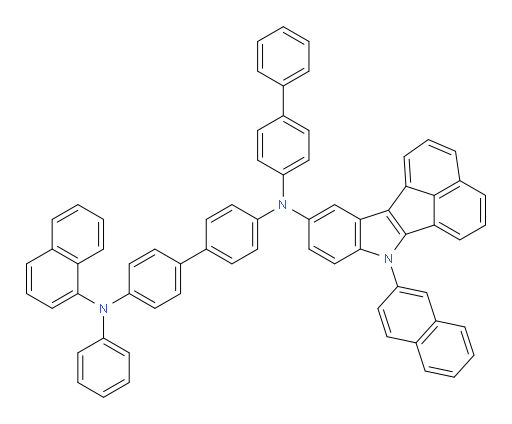 N4-([1,1'-biphenyl]-4-yl)-N4'-(naphthalen-1-yl)-N4-(7-(naphthalen-2-yl)-7H-acenaphtho[1,2-b]indol-10-yl)-N4'-phenyl-[1,1'-biphenyl]-4,4'-diamine