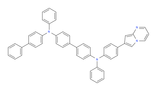 N4-([1,1'-biphenyl]-4-yl)-N4,N4'-diphenyl-N4'-(4-(pyrrolo[1,2-a]pyrimidin-7-yl)phenyl)-[1,1'-biphenyl]-4,4'-diamine
