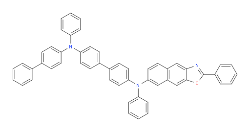N4-([1,1'-biphenyl]-4-yl)-N4,N4'-diphenyl-N4'-(2-phenylnaphtho[2,3-d]oxazol-7-yl)-[1,1'-biphenyl]-4,4'-diamine