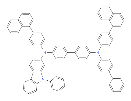 N4-([1,1'-biphenyl]-4-yl)-N4,N4'-bis(4-(naphthalen-1-yl)phenyl)-N4'-(9-phenyl-9H-carbazol-2-yl)-[1,1'-biphenyl]-4,4'-diamine