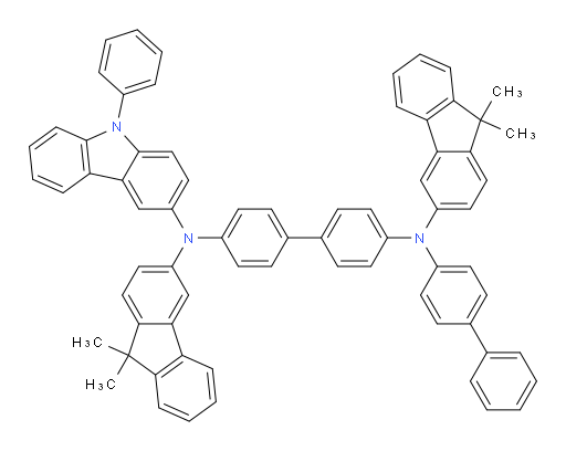 N4-([1,1'-biphenyl]-4-yl)-N4,N4'-bis(9,9-dimethyl-9H-fluoren-3-yl)-N4'-(9-phenyl-9H-carbazol-3-yl)-[1,1'-biphenyl]-4,4'-diamine