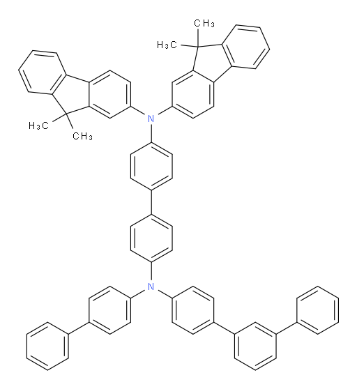 N4-([1,1'-biphenyl]-4-yl)-N4-([1,1':3',1''-terphenyl]-4-yl)-N4',N4'-bis(9,9-dimethyl-9H-fluoren-2-yl)-[1,1'-biphenyl]-4,4'-diamine