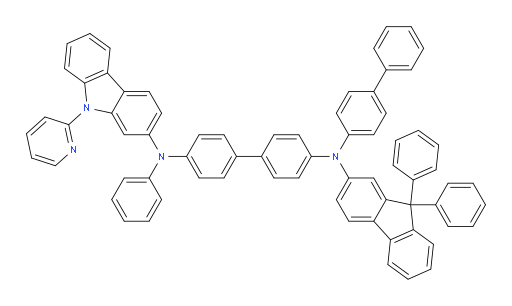 N4-([1,1'-biphenyl]-4-yl)-N4-(9,9-diphenyl-9H-fluoren-2-yl)-N4'-phenyl-N4'-(9-(pyridin-2-yl)-9H-carbazol-2-yl)-[1,1'-biphenyl]-4,4'-diamine
