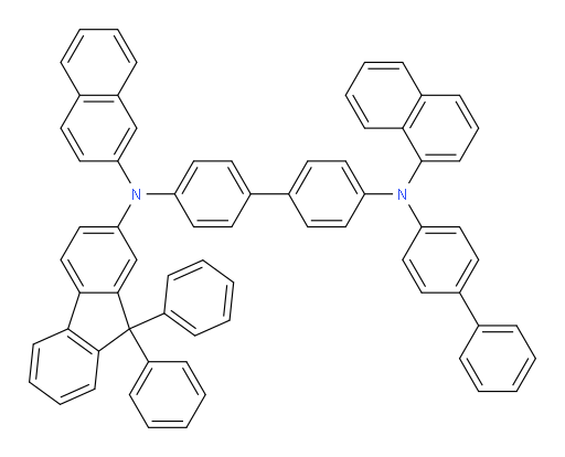 N4-([1,1'-biphenyl]-4-yl)-N4'-(9,9-diphenyl-9H-fluoren-2-yl)-N4-(naphthalen-1-yl)-N4'-(naphthalen-2-yl)-[1,1'-biphenyl]-4,4'-diamine