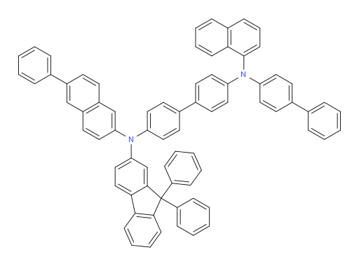N4-([1,1'-biphenyl]-4-yl)-N4'-(9,9-diphenyl-9H-fluoren-2-yl)-N4-(naphthalen-1-yl)-N4'-(6-phenylnaphthalen-2-yl)-[1,1'-biphenyl]-4,4'-diamine