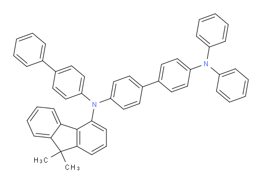 N4-([1,1'-biphenyl]-4-yl)-N4-(9,9-dimethyl-9H-fluoren-4-yl)-N4',N4'-diphenyl-[1,1'-biphenyl]-4,4'-diamine