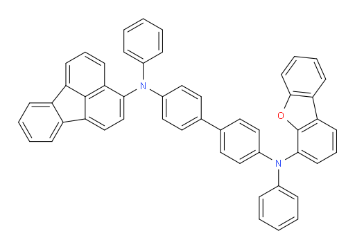 N4-(dibenzo[b,d]furan-4-yl)-N4'-(fluoranthen-3-yl)-N4,N4'-diphenyl-[1,1'-biphenyl]-4,4'-diamine