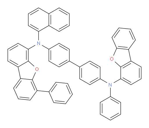 N4-(dibenzo[b,d]furan-4-yl)-N4'-(naphthalen-1-yl)-N4-phenyl-N4'-(6-phenyldibenzo[b,d]furan-4-yl)-[1,1'-biphenyl]-4,4'-diamine