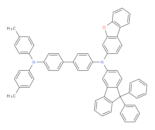 N4-(dibenzo[b,d]furan-3-yl)-N4-(9,9-diphenyl-9H-fluoren-3-yl)-N4',N4'-di-p-tolyl-[1,1'-biphenyl]-4,4'-diamine