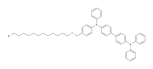 N4-(4-(((12-bromododecyl)oxy)methyl)phenyl)-N4,N4',N4'-triphenyl-[1,1'-biphenyl]-4,4'-diamine