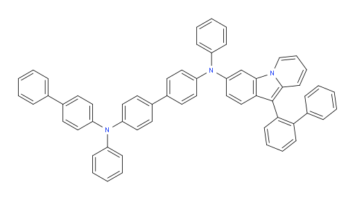 N4-(10-([1,1'-biphenyl]-2-yl)pyrido[1,2-a]indol-3-yl)-N4'-([1,1'-biphenyl]-4-yl)-N4,N4'-diphenyl-[1,1'-biphenyl]-4,4'-diamine