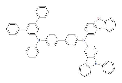 N4-([1,1':3',1''-terphenyl]-5'-yl)-N4'-(dibenzo[b,d]furan-2-yl)-N4-phenyl-N4'-(9-phenyl-9H-carbazol-3-yl)-[1,1'-biphenyl]-4,4'-diamine