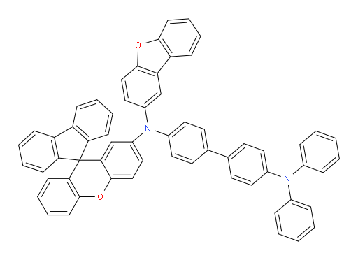 N4-(dibenzo[b,d]furan-2-yl)-N4',N4'-diphenyl-N4-(spiro[fluorene-9,9'-xanthen]-2'-yl)-[1,1'-biphenyl]-4,4'-diamine