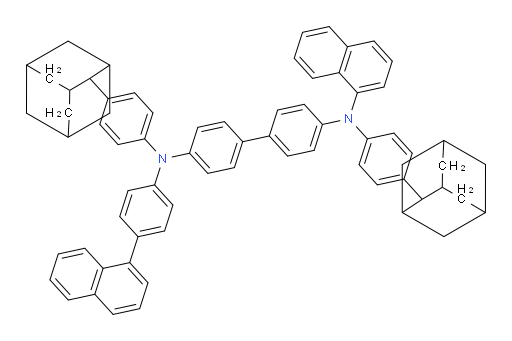N4,N4'-bis(4-(adamantan-2-yl)phenyl)-N4-(naphthalen-1-yl)-N4'-(4-(naphthalen-1-yl)phenyl)-[1,1'-biphenyl]-4,4'-diamine