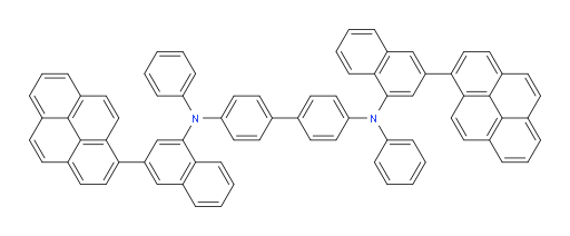 N4,N4'-diphenyl-N4,N4'-bis(3-(pyren-1-yl)naphthalen-1-yl)-[1,1'-biphenyl]-4,4'-diamine