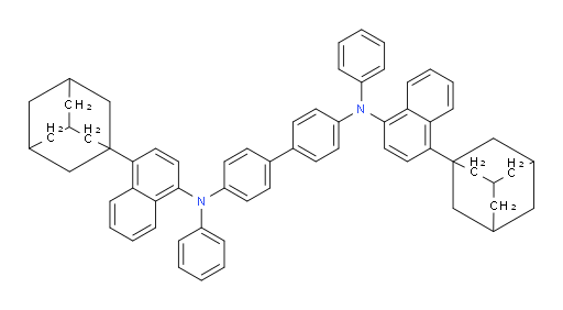 N4,N4'-bis(4-(adamantan-1-yl)naphthalen-1-yl)-N4,N4'-diphenyl-[1,1'-biphenyl]-4,4'-diamine