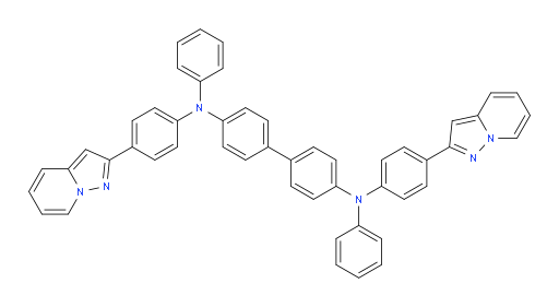 N4,N4'-diphenyl-N4,N4'-bis(4-(pyrazolo[1,5-a]pyridin-2-yl)phenyl)-[1,1'-biphenyl]-4,4'-diamine